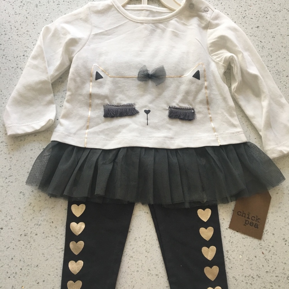 Chickpea 12m matching outfit